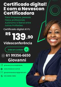 EMISSÃO DE CERTIFICADOS DIGITAL